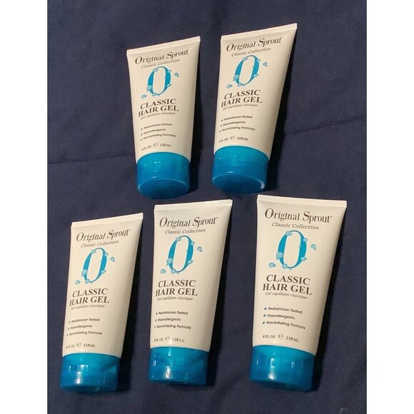 Original Sprout Classic Hair Gel 4 Oz 5-Pack Non-Sticky Hydrating